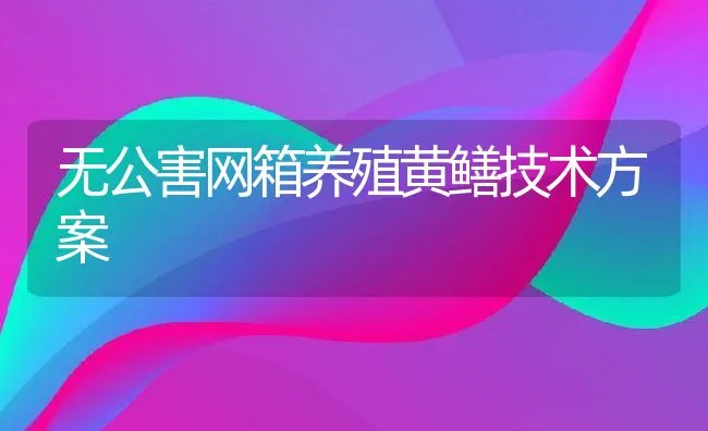 无公害网箱养殖黄鳝技术方案 | 水产养殖知识