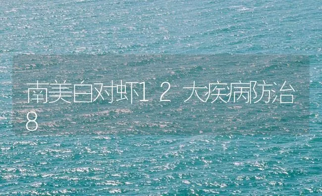 南美白对虾12大疾病防治8 | 海水养殖技术