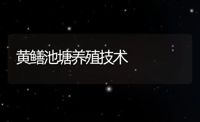 黄鳝池塘养殖技术 | 动物养殖百科