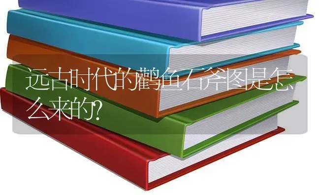 远古时代的鹳鱼石斧图是怎么来的？ | 鱼类宠物饲养