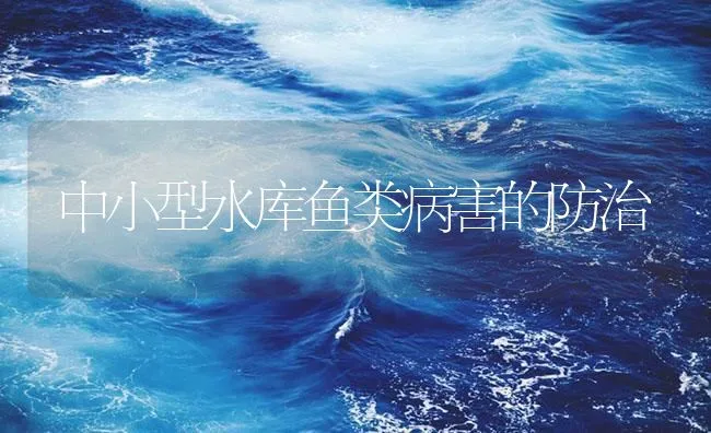 中小型水库鱼类病害的防治 | 海水养殖技术