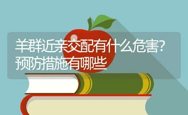 羊群近亲交配有什么危害？预防措施有哪些 | 动物养殖百科