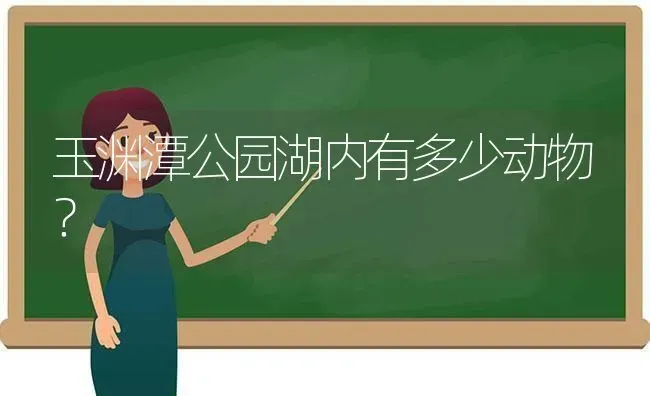 玉渊潭公园湖内有多少动物？ | 动物养殖问答