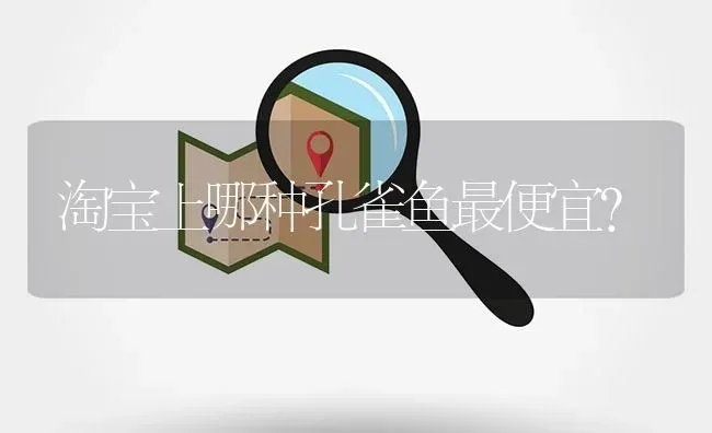 淘宝上哪种孔雀鱼最便宜？ | 鱼类宠物饲养