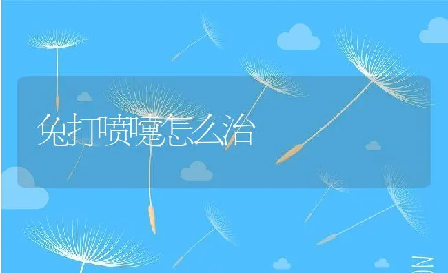 兔打喷嚏怎么治 | 水产养殖知识