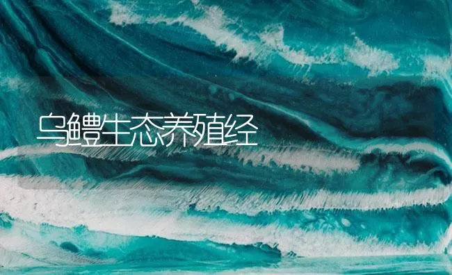 乌鳢生态养殖经 | 海水养殖技术