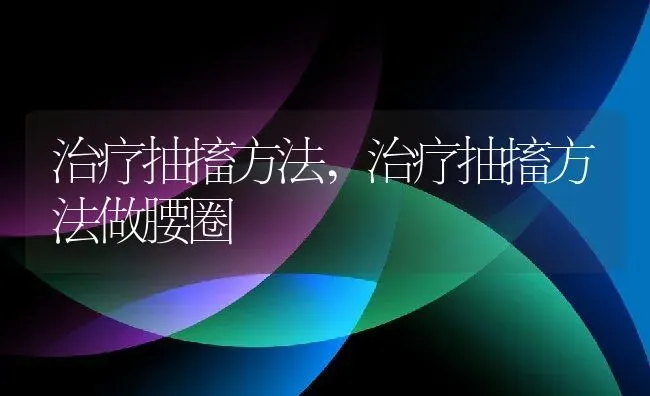 治疗抽搐方法,治疗抽搐方法做腰圈 | 宠物百科知识