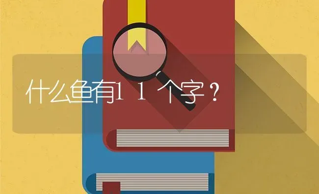 什么鱼有11个字？ | 鱼类宠物饲养