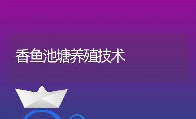 香鱼池塘养殖技术 | 动物养殖饲料