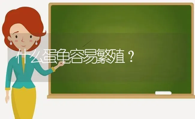 什么蛋龟容易繁殖？ | 动物养殖问答