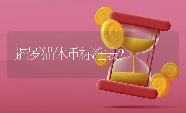 暹罗猫体重标准表？ | 动物养殖问答