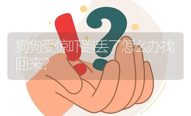 狗狗受惊吓跑丢了怎么办找回来？ | 动物养殖问答