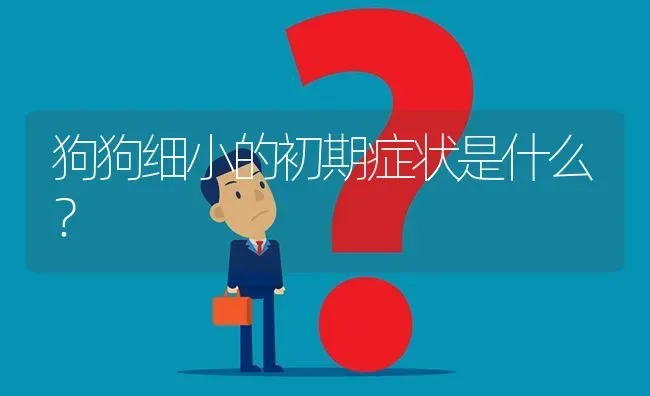 狗狗细小的初期症状是什么？ | 动物养殖问答