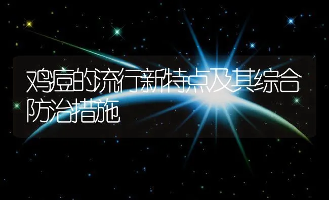 鸡痘的流行新特点及其综合防治措施 | 动物养殖学堂