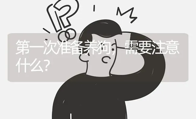 第一次准备养狗，需要注意什么？ | 动物养殖问答