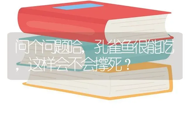 问个问题哈，孔雀鱼很能吃，这样会不会撑死？ | 鱼类宠物饲养