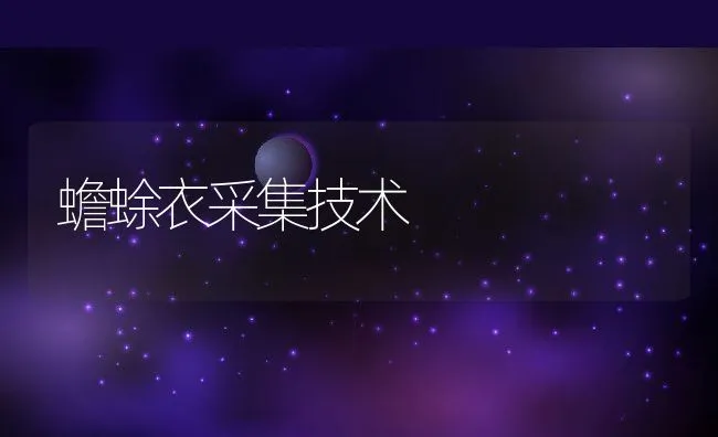 蟾蜍衣采集技术 | 水产养殖知识