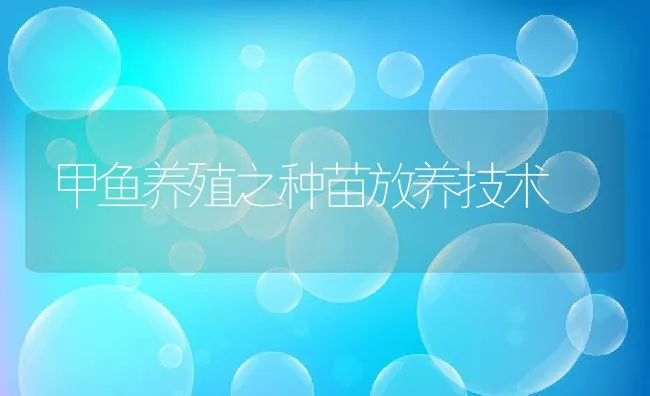 成鱼池春季管理很关键 | 海水养殖技术