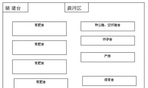 100头母猪养猪场设计图