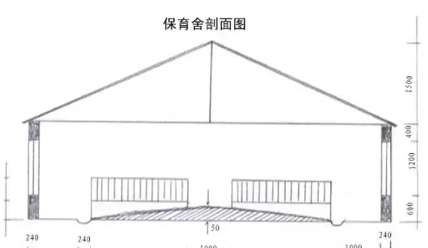 100头母猪养猪场设计图