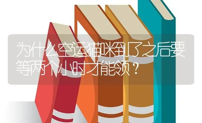 为什么空运猫咪到了之后要等两个小时才能领？ | 动物养殖问答