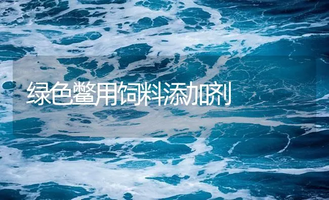 绿色鳖用饲料添加剂 | 海水养殖技术