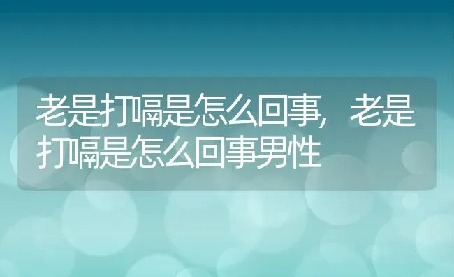 老是打嗝是怎么回事,老是打嗝是怎么回事男性 | 宠物百科知识