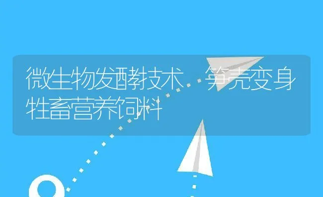 微生物发酵技术 笋壳变身牲畜营养饲料 | 动物养殖学堂