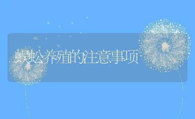 蜈蚣养殖的注意事项 | 动物养殖百科