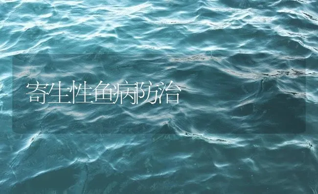 寄生性鱼病防治 | 海水养殖技术