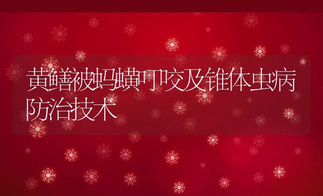 黄鳝被蚂蟥叮咬及锥体虫病防治技术 | 水产养殖知识