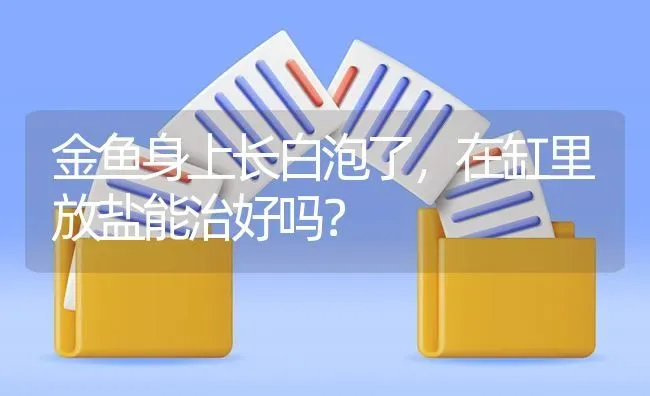 金鱼身上长白泡了，在缸里放盐能治好吗？ | 鱼类宠物饲养