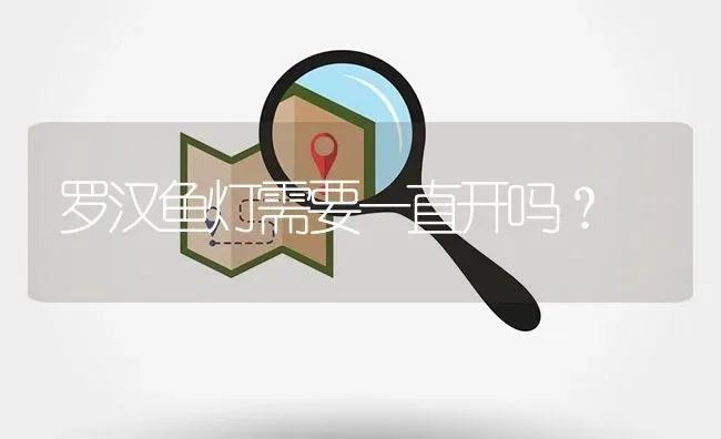 罗汉鱼灯需要一直开吗？ | 鱼类宠物饲养