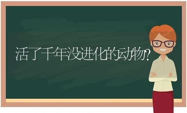 活了千年没进化的动物？ | 动物养殖问答