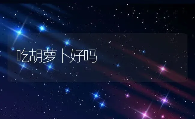 吃胡萝卜好吗 | 宠物百科知识