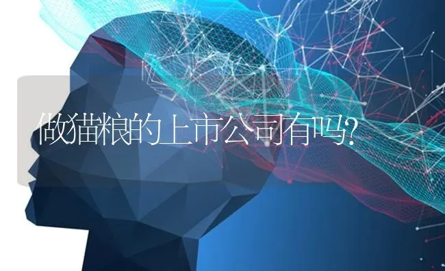 做猫粮的上市公司有吗？ | 动物养殖问答