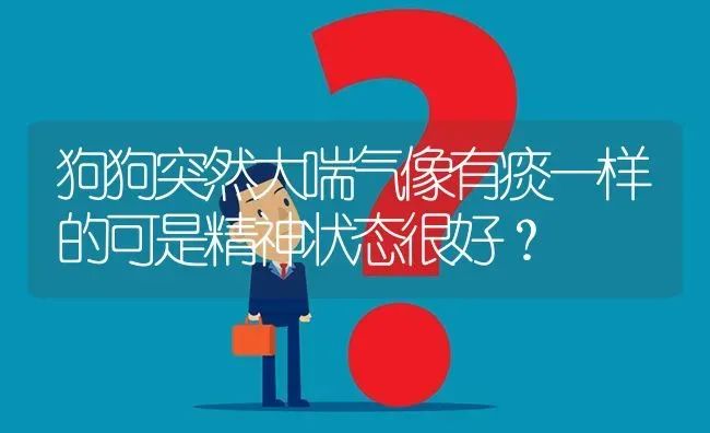 狗狗突然大喘气像有痰一样的可是精神状态很好？ | 动物养殖问答