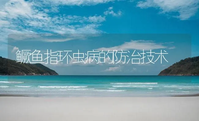 鳜鱼指环虫病的防治技术 | 海水养殖技术