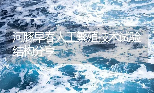 河豚早春人工繁殖技术试验结构分享 | 海水养殖技术