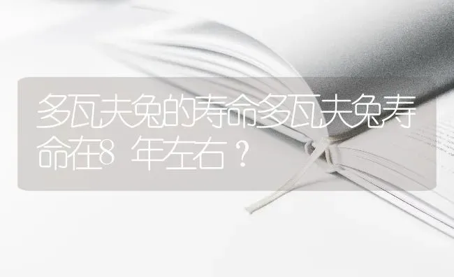 多瓦夫兔的寿命多瓦夫兔寿命在8年左右？ | 动物养殖问答