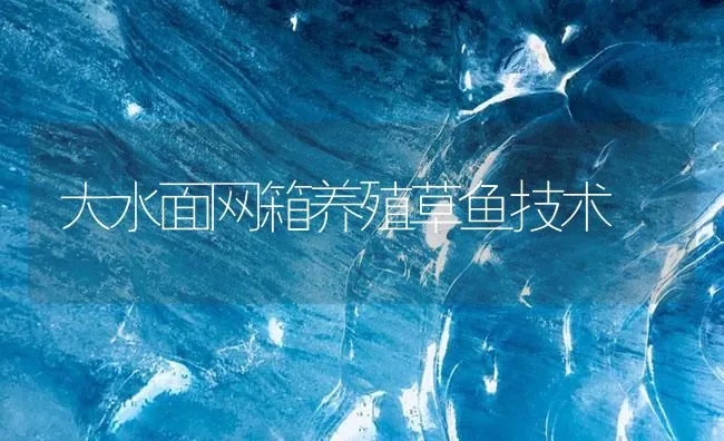 大水面网箱养殖草鱼技术 | 海水养殖技术