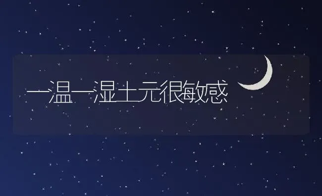 一温一湿土元很敏感 | 动物养殖百科