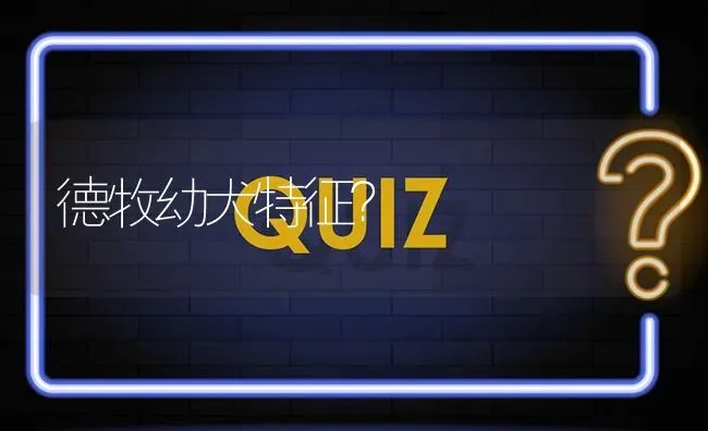 德牧幼犬特征？ | 动物养殖问答