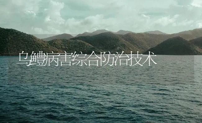 乌鳢病害综合防治技术 | 海水养殖技术