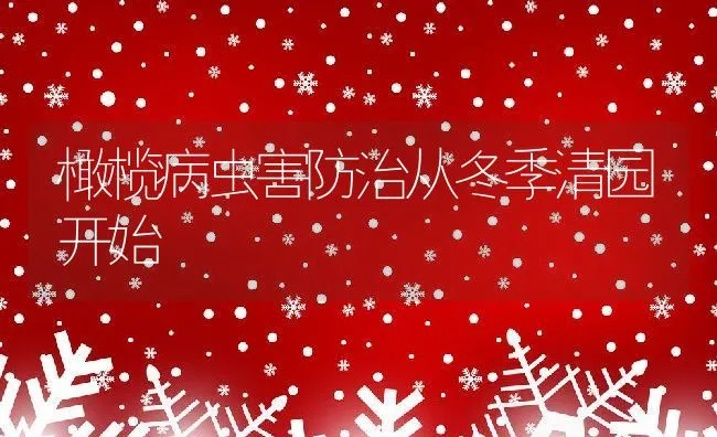 橄榄病虫害防治从冬季清园开始 | 水产养殖知识