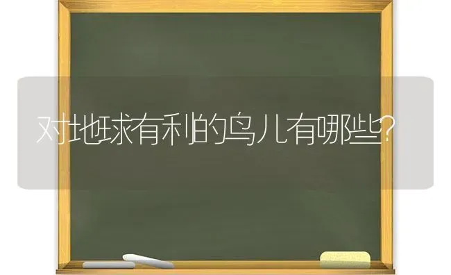 对地球有利的鸟儿有哪些？ | 动物养殖问答