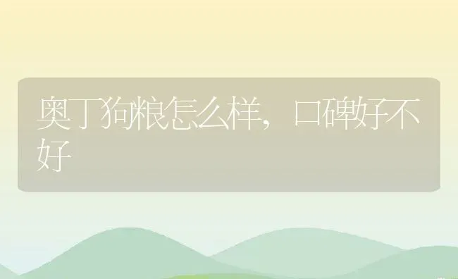 奥丁狗粮怎么样,口碑好不好 | 宠物百科知识