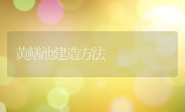 黄鳝池建造方法 | 动物养殖百科