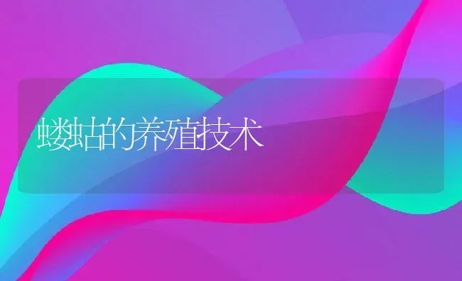 蝼蛄的养殖技术 | 动物养殖教程