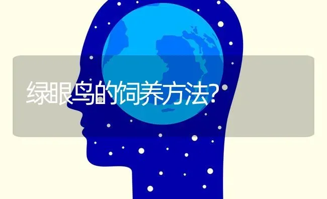 绿眼鸟的饲养方法？ | 动物养殖问答